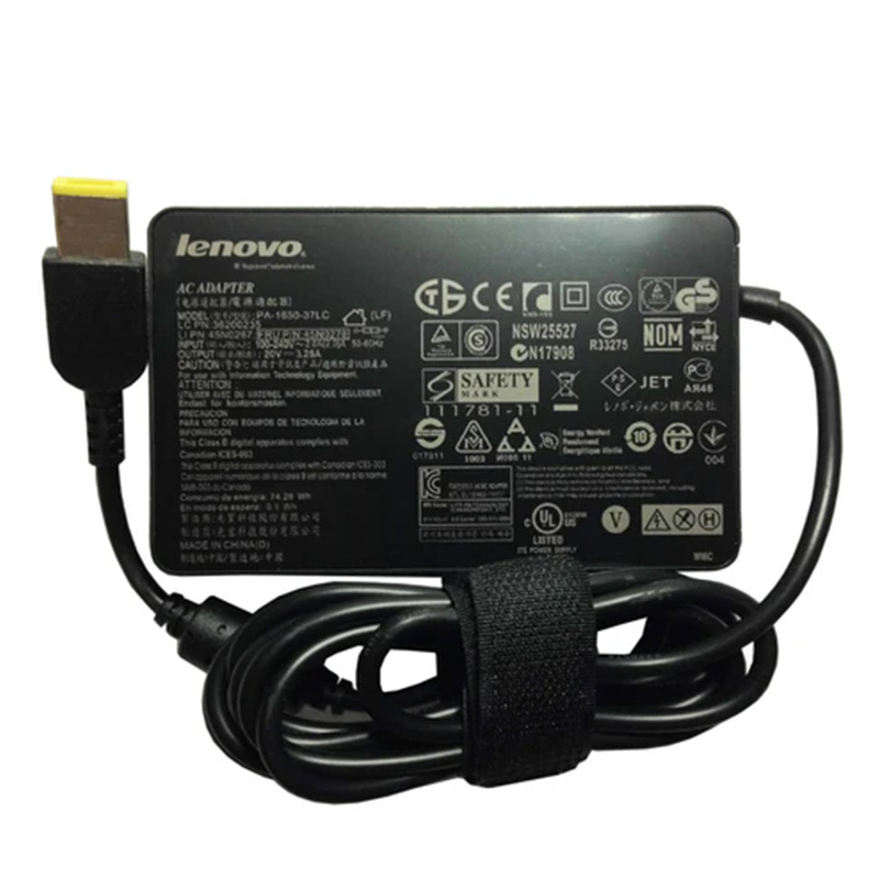 Original Lenovo 65W 20V 3.25A Slim PA-1650-37LC AC Adapter Laptop Charger, Slim Tip